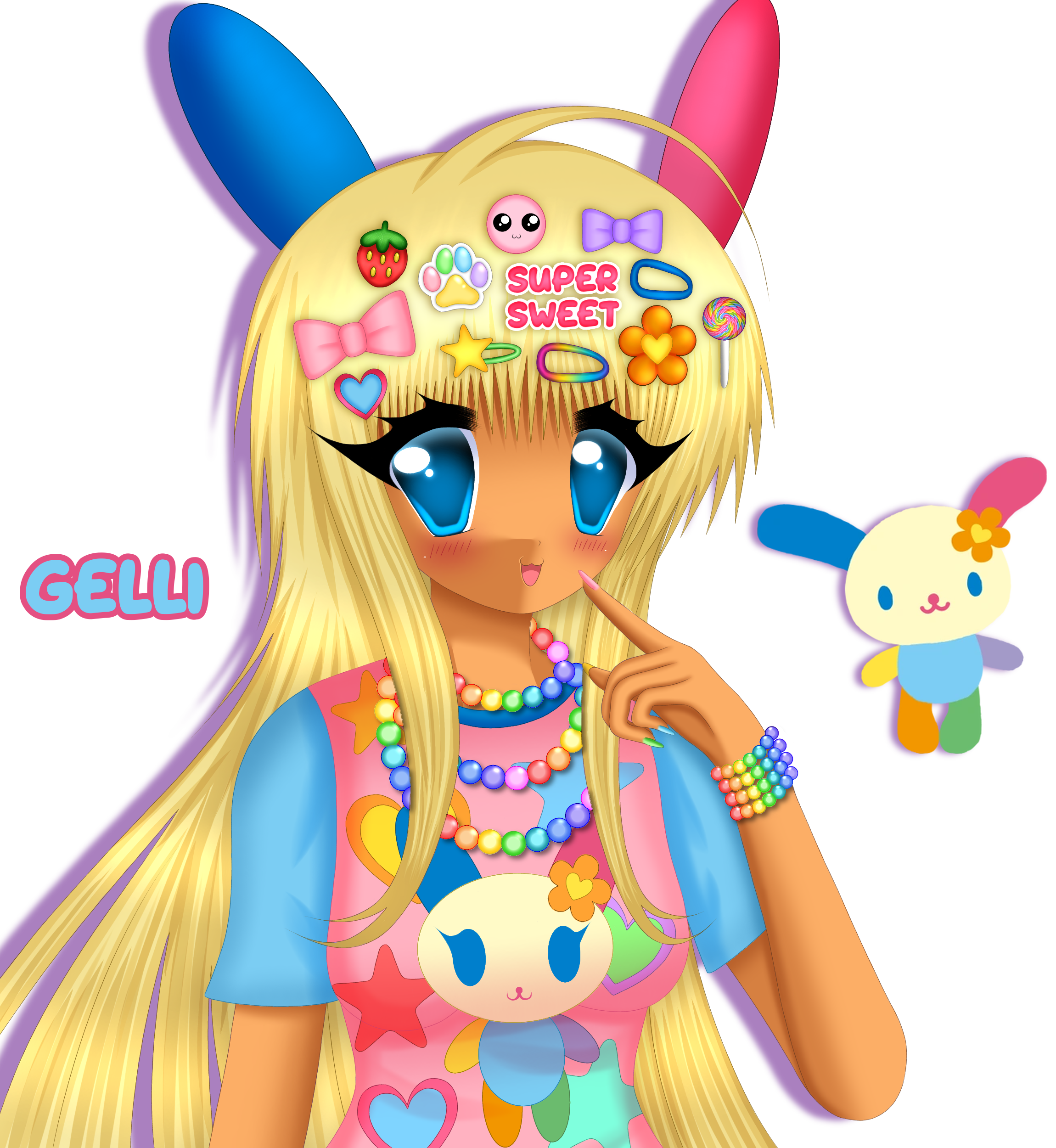 ♡ decora usahana girl :3 🌈🎨🍭 ♡