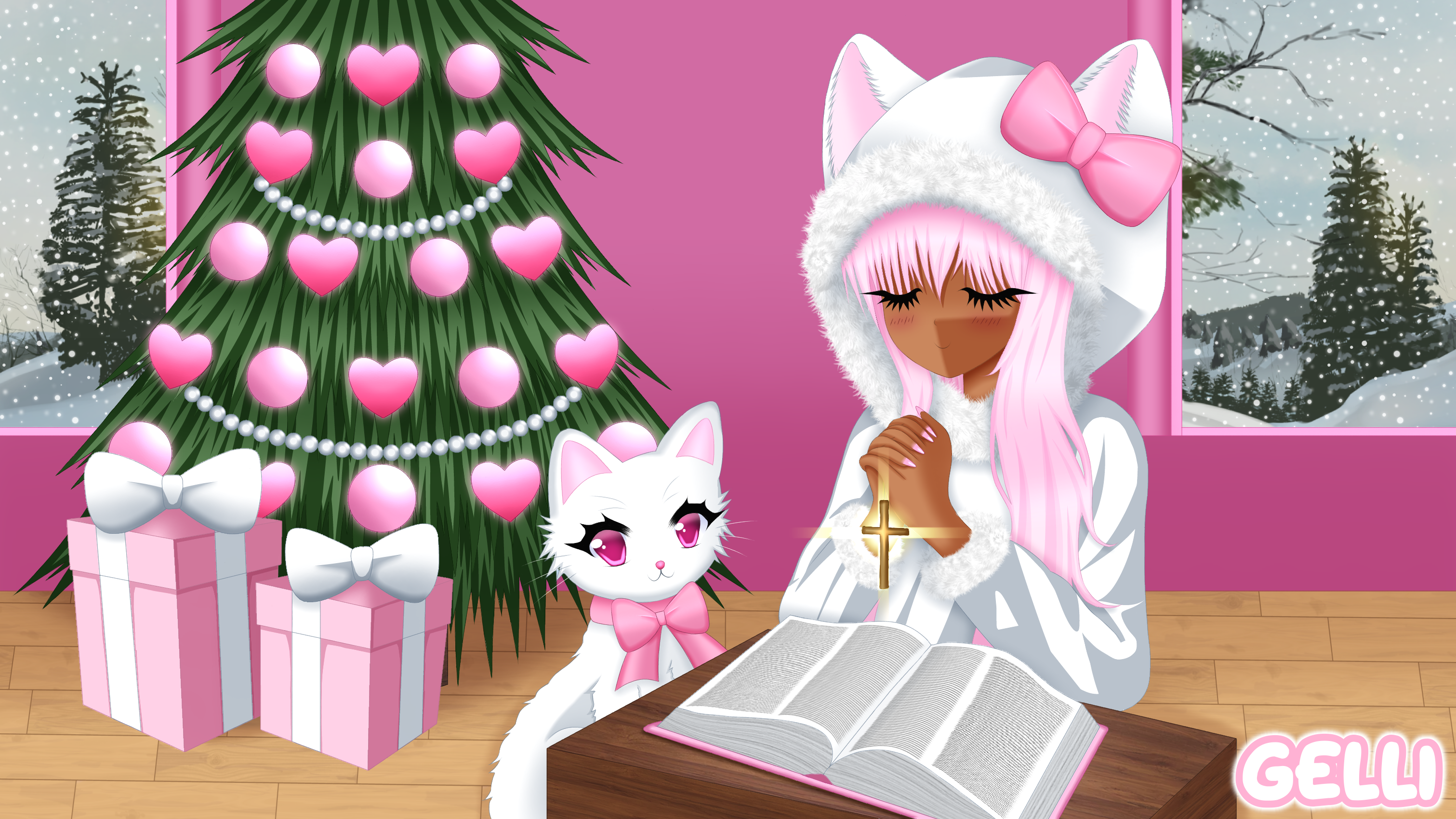 ♡ gelli and tami ♡ merry christmas ✝️🩷🎄🎁 ♡